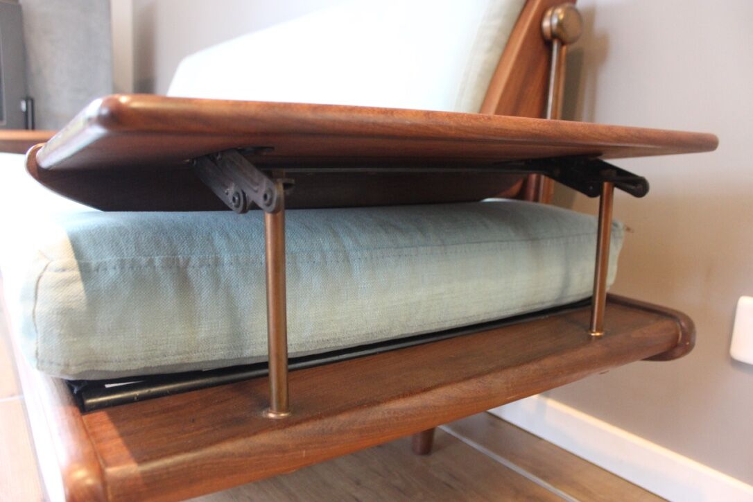 Daybed teak and copper, scandinavian style by Toothill