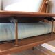 Daybed teak and copper, scandinavian style by Toothill