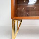 Danish vitrine cabinet 101 cm high, 1970’s