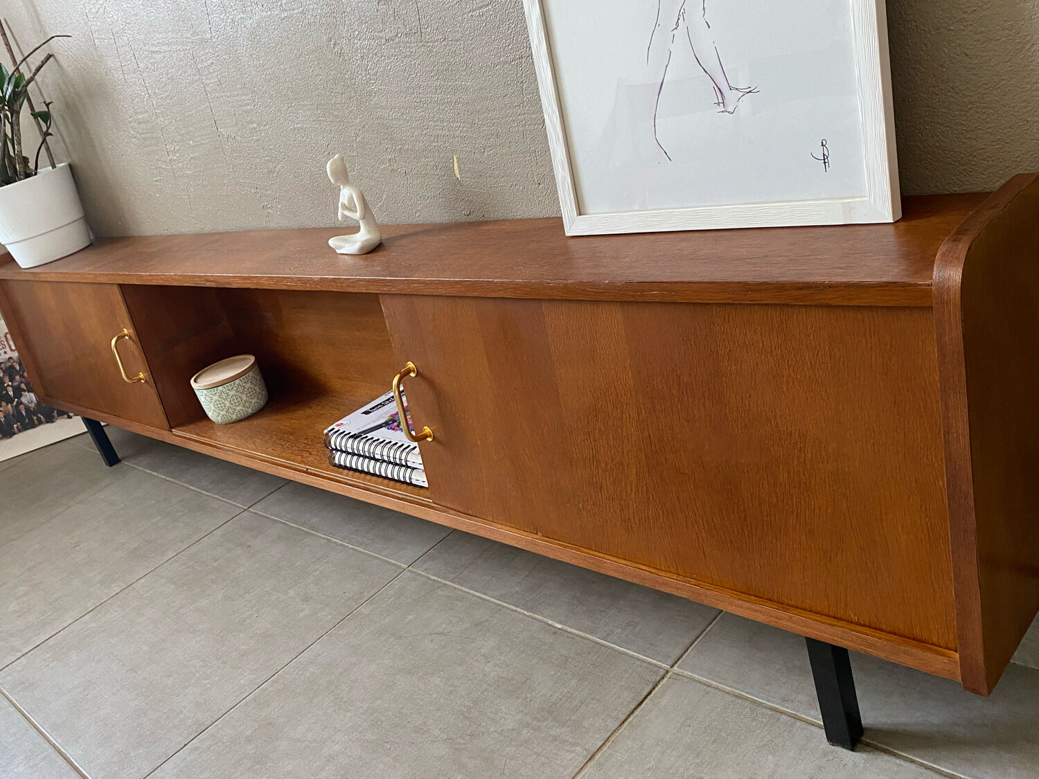 Vintage row from the 50s-60s