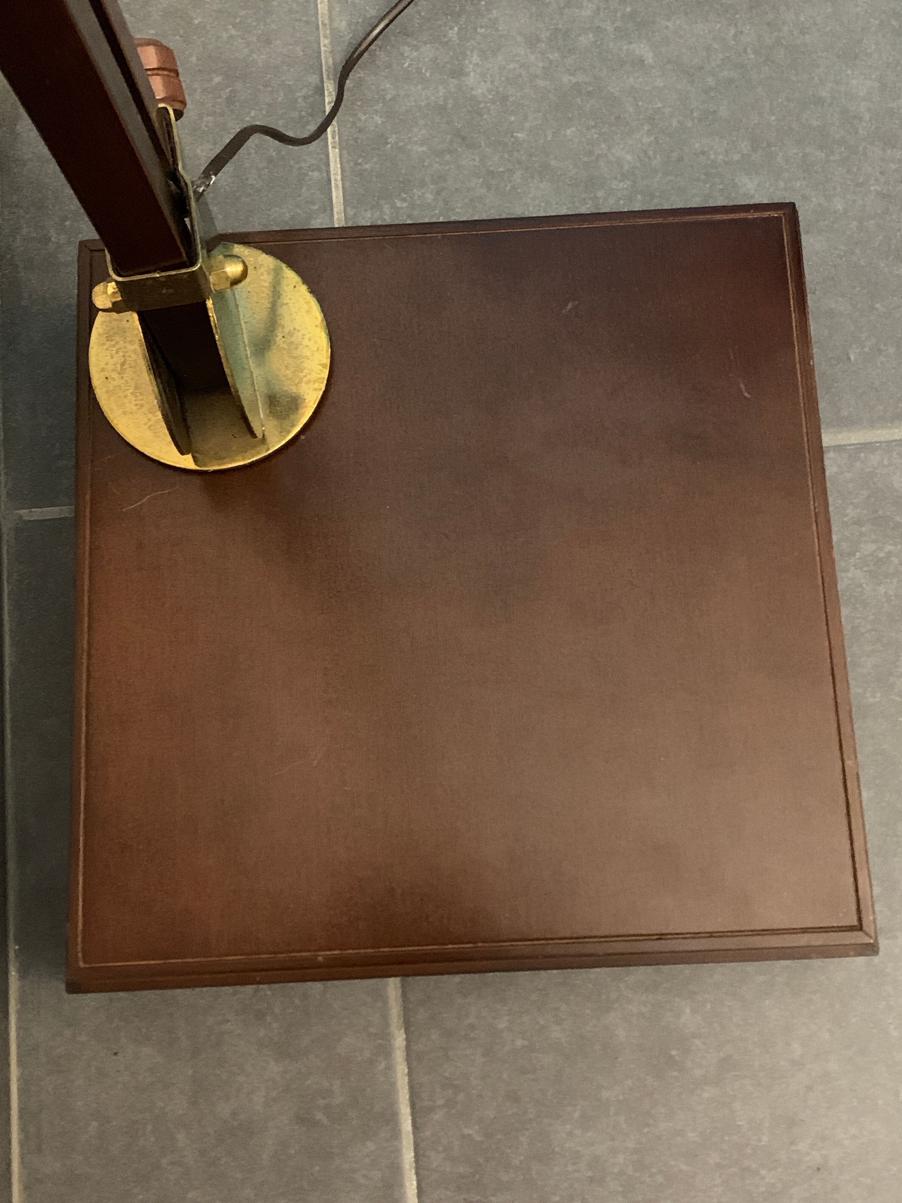 Adjustable and steerable wooden arch lamp lamp 1970