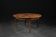 Vintage round folding dining table in rosewood by Agner Christoffersen, Denmark.