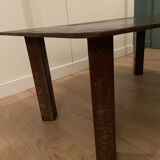 Rusty steel coffee table