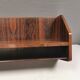 Wall-mounted bedside table in rosewood, Danish 1960-70s.