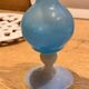 Vintage blue opaline soliflore vase