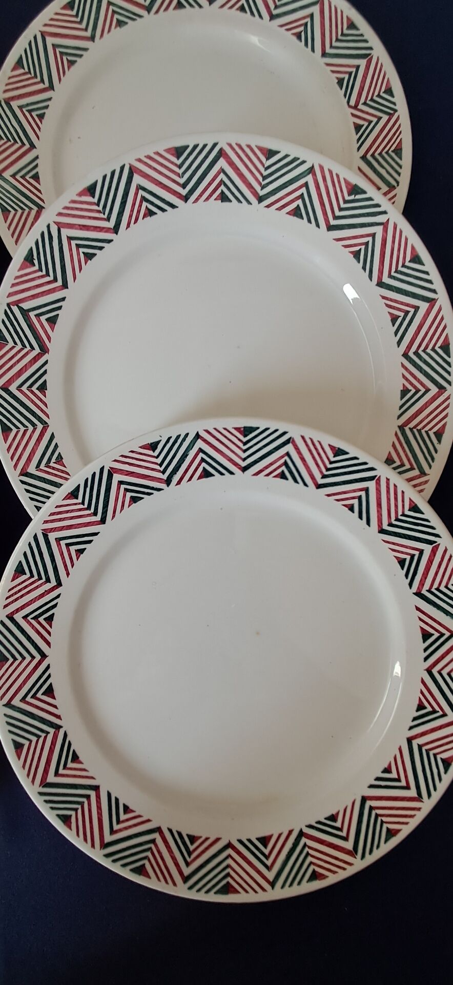 6 flat plates Adèle from Digoin Sarreguemines