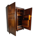 Belle garde-robe pour homme Art déco anglais des années 1920 Compactom Ltd