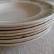 Lot de 8 assiettes creuses en faïence de Longwy