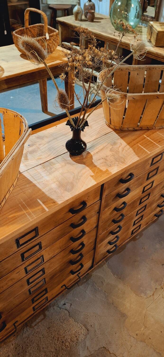 Craft cabinet with drawers