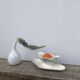 Old iron clay sauceboat