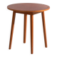 Vintage round side table in teak – Central Europe, circa 1960