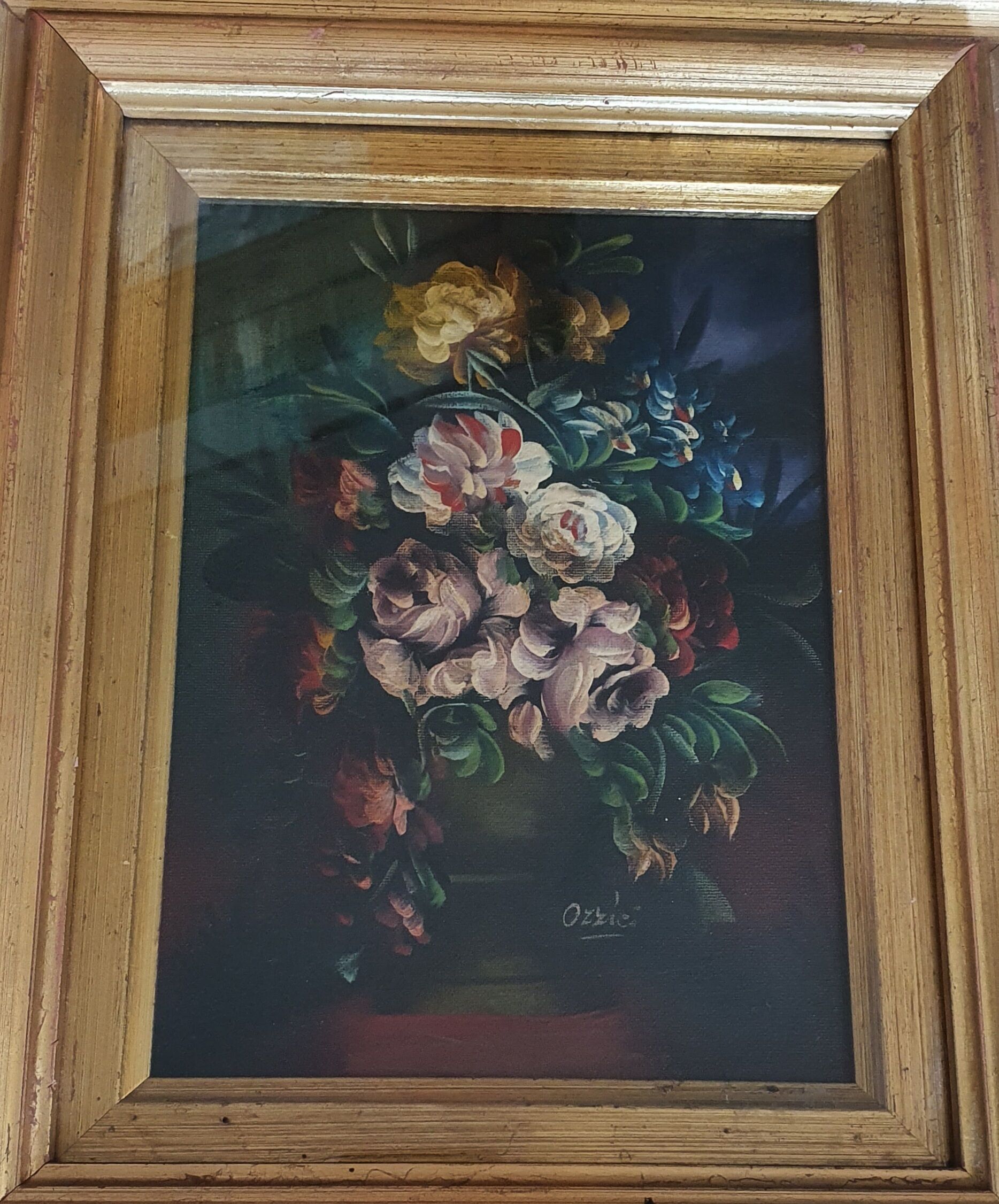 Table bouquet of flowers