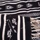 Black and white rugs handmade 185x115cm