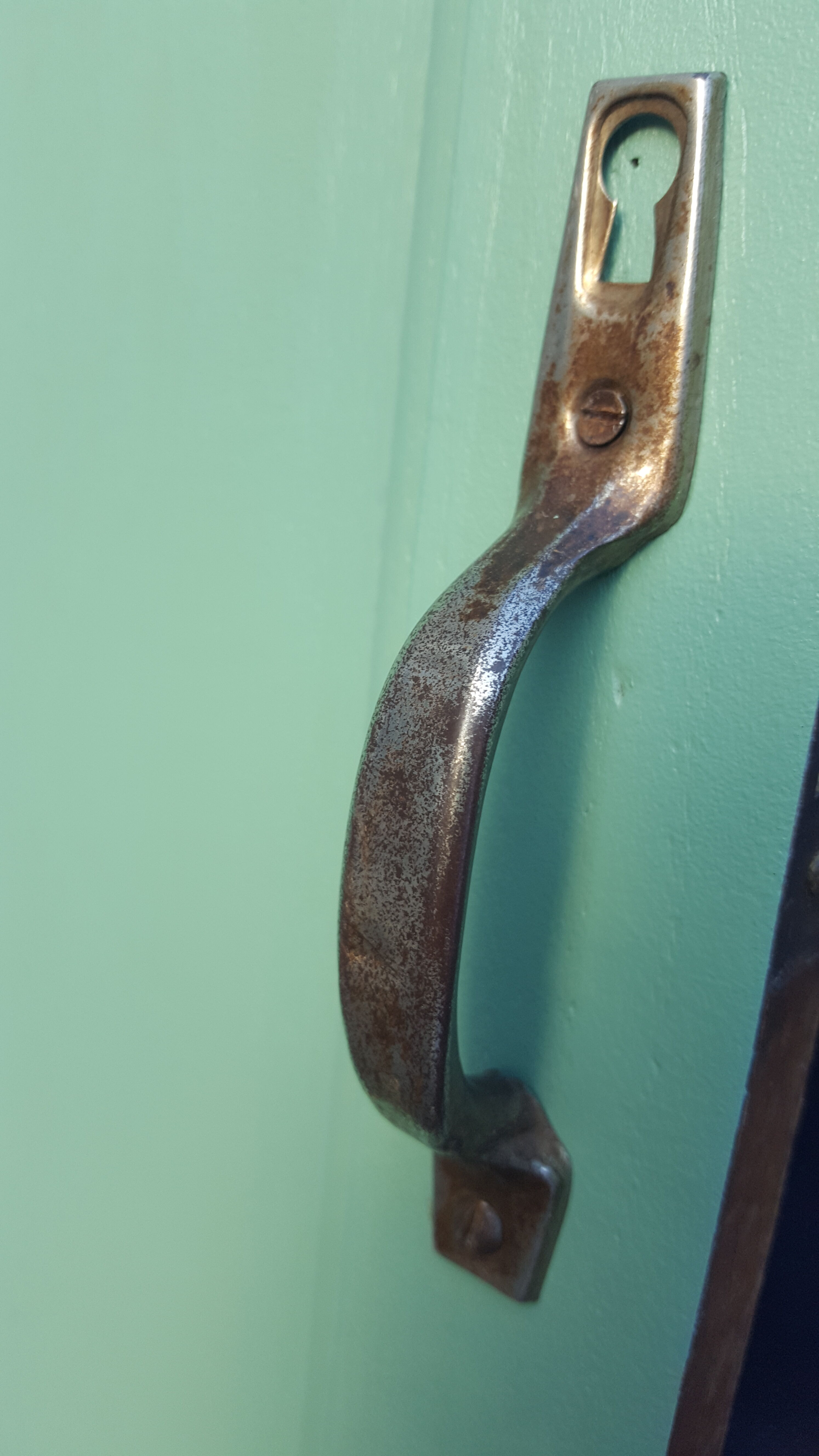 Vintage parisian wooden slip-up