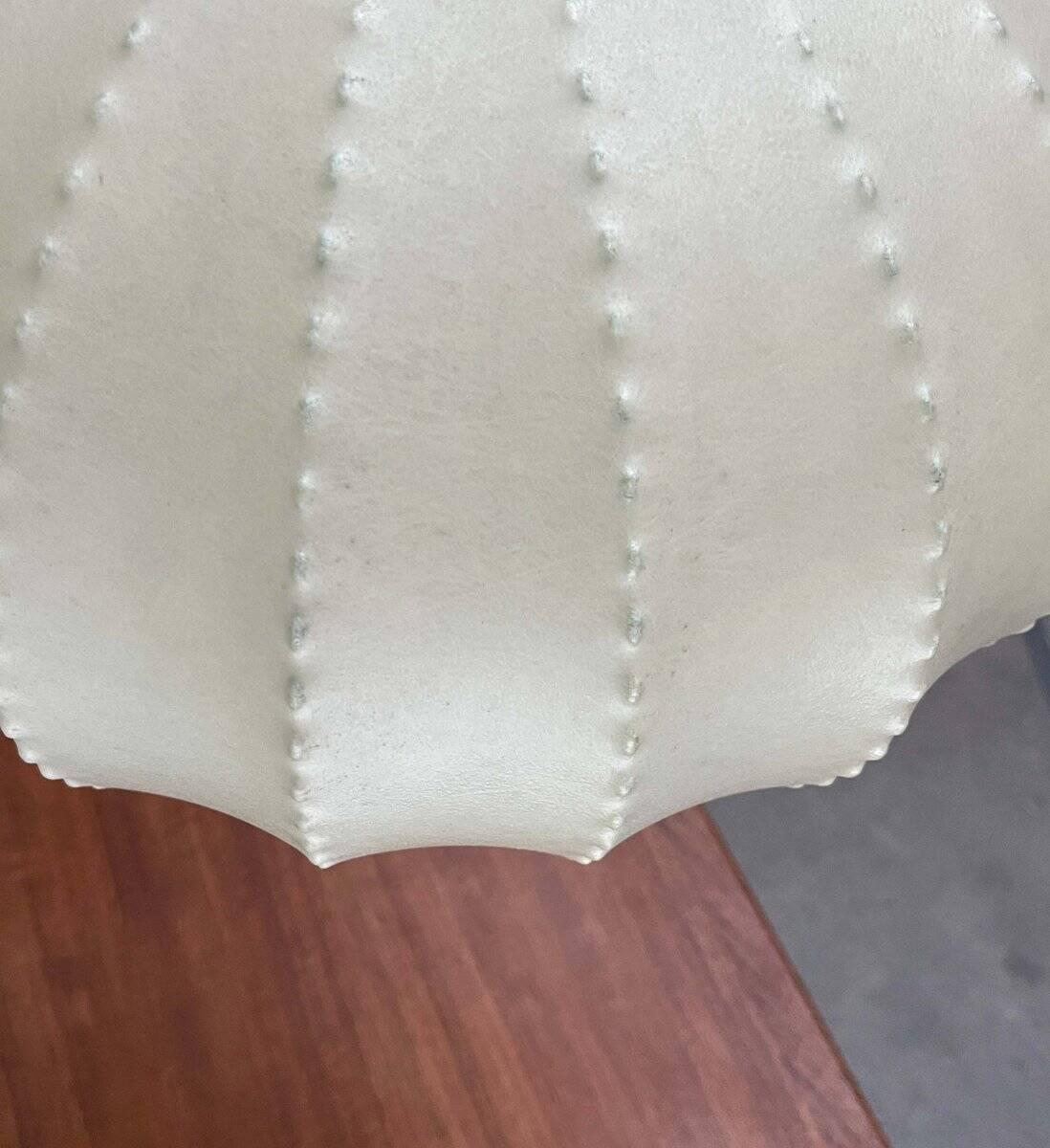 Modern mid-century Cocoon pendant lamp by Friedel Wauer for Goldkant Leuchten, Germany, 1960s.