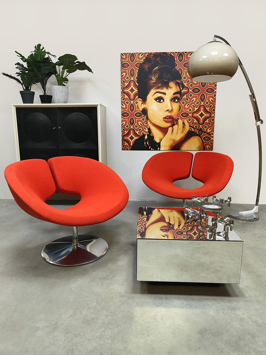 Fauteuils pivotants vintage Apollo de Patrick Norguet Artifort