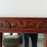 Antique mirror in carved wood