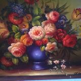 Painting flowers