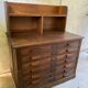 Craft furniture with vintage architect plans in solid oak