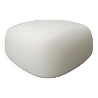 Ancien plafonnier/applique carré vintage opaline 1960/70