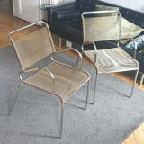 Pair of scoubidou chairs