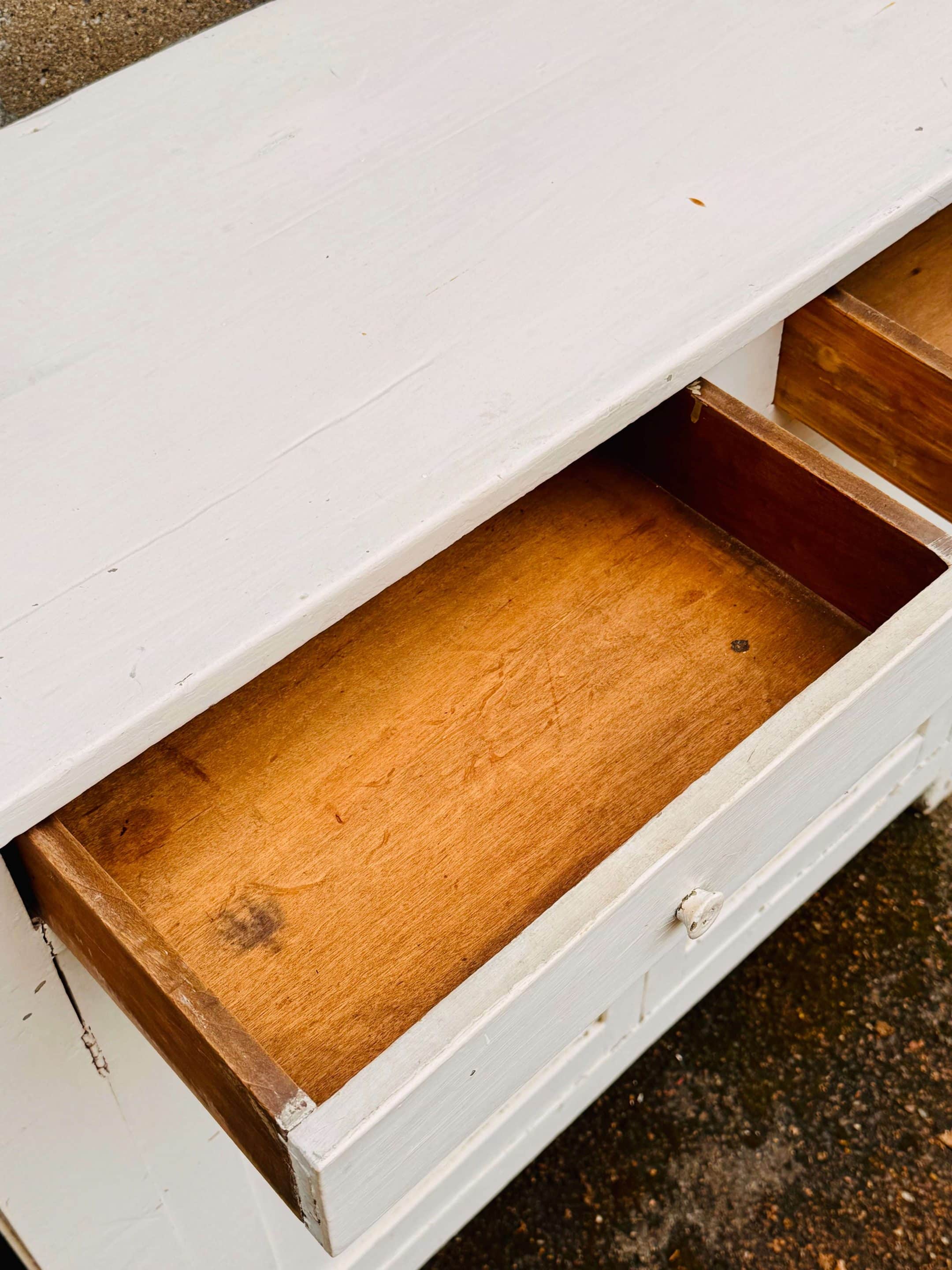 Antique Parisian sideboard, two doors, two drawers
