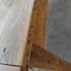 Farmhouse table in blond walnut 200 cm