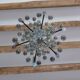 Chandelier with 79 Murano glass drops