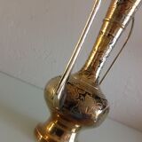 Indian brass theiere chiseled  vintage 70s