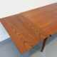 Table à manger style scandinave vintage des années 50 60 en teck avec rallonges