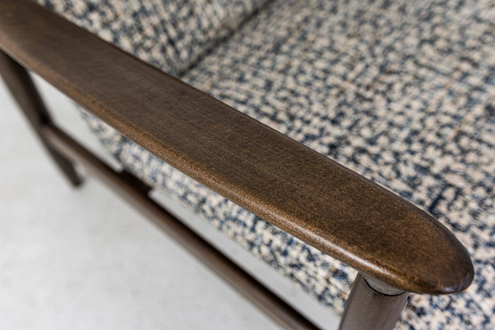 Vintage armchair GFM-64 by Edmund Homa, GFM, Poland, 1960s