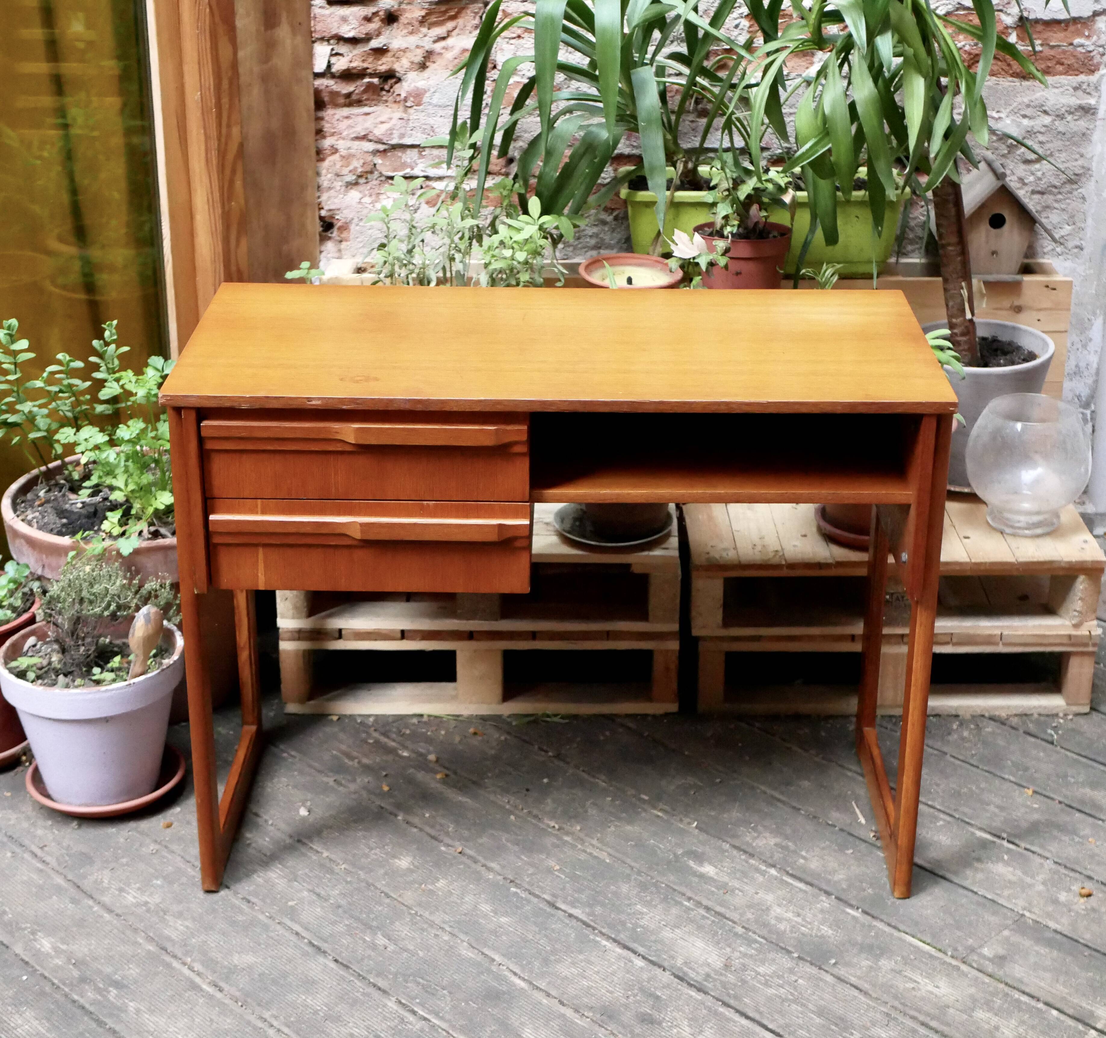 Oak desk from the 60s