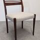 Série de 4 chaises de style scandinave en teck, France vers 1970
