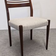 Set of 4 Scandinavian style teak chairs, France circa 1970.