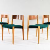 Set of Mid Century Scandinavian Modern in the manner of Cadovius Pia Chair 60s