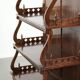 Elegant wooden  bookcase with a classic English look from the 20th century