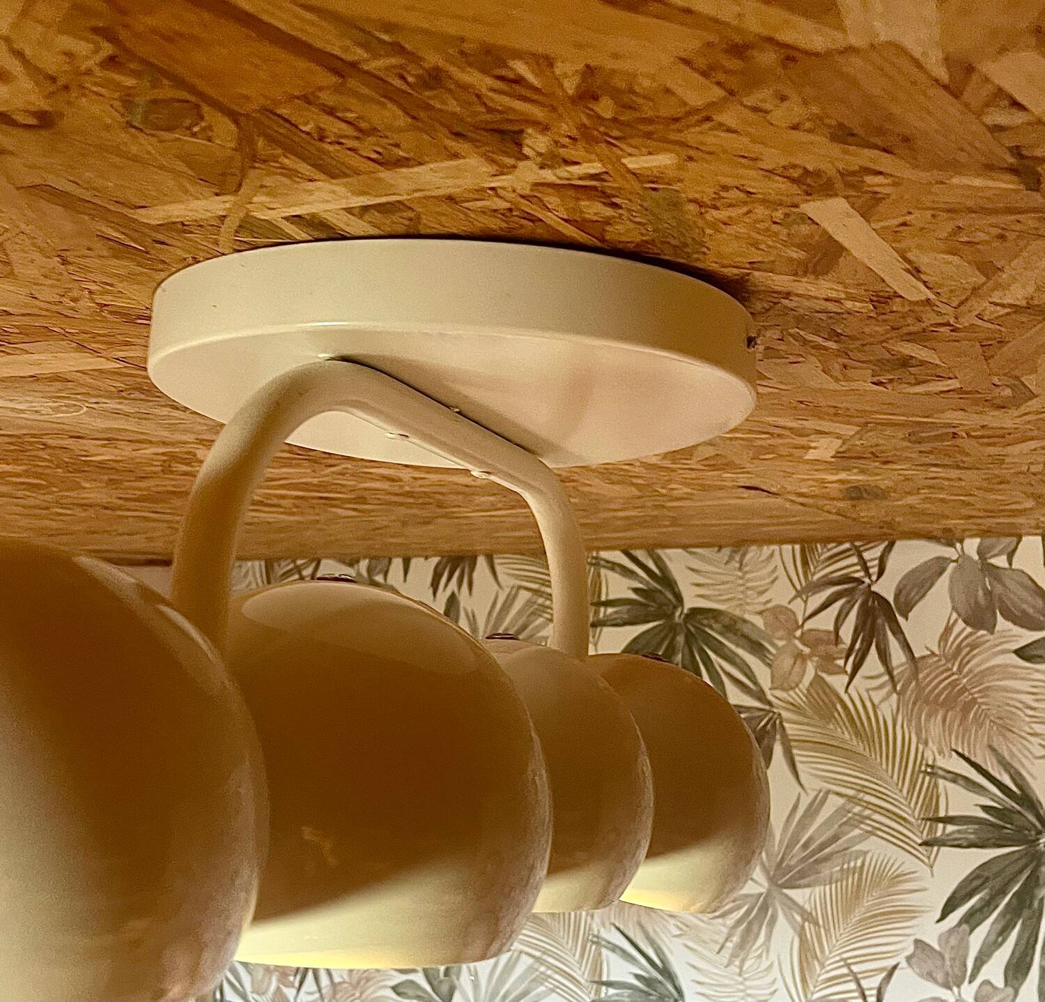 Space Age ceiling light, 1980-90