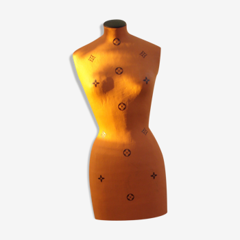 Mannequin Siegel Stockman orange customise lv  taille 40  pieds fer
