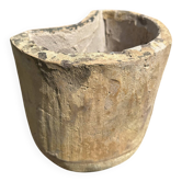 Pot demi-lune en tuiles provençales