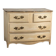 19th century curved chest of drawers with re-engraving