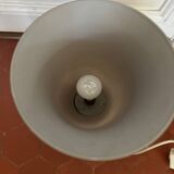 Grey opaline tulip lamp, Art Deco, typical 1930s