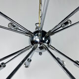 Sputnik chrome chandelier, 1970s
