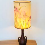Vintage stoneware table lamp