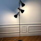 Lampadaire allemand en chrome 1970 3 lampes