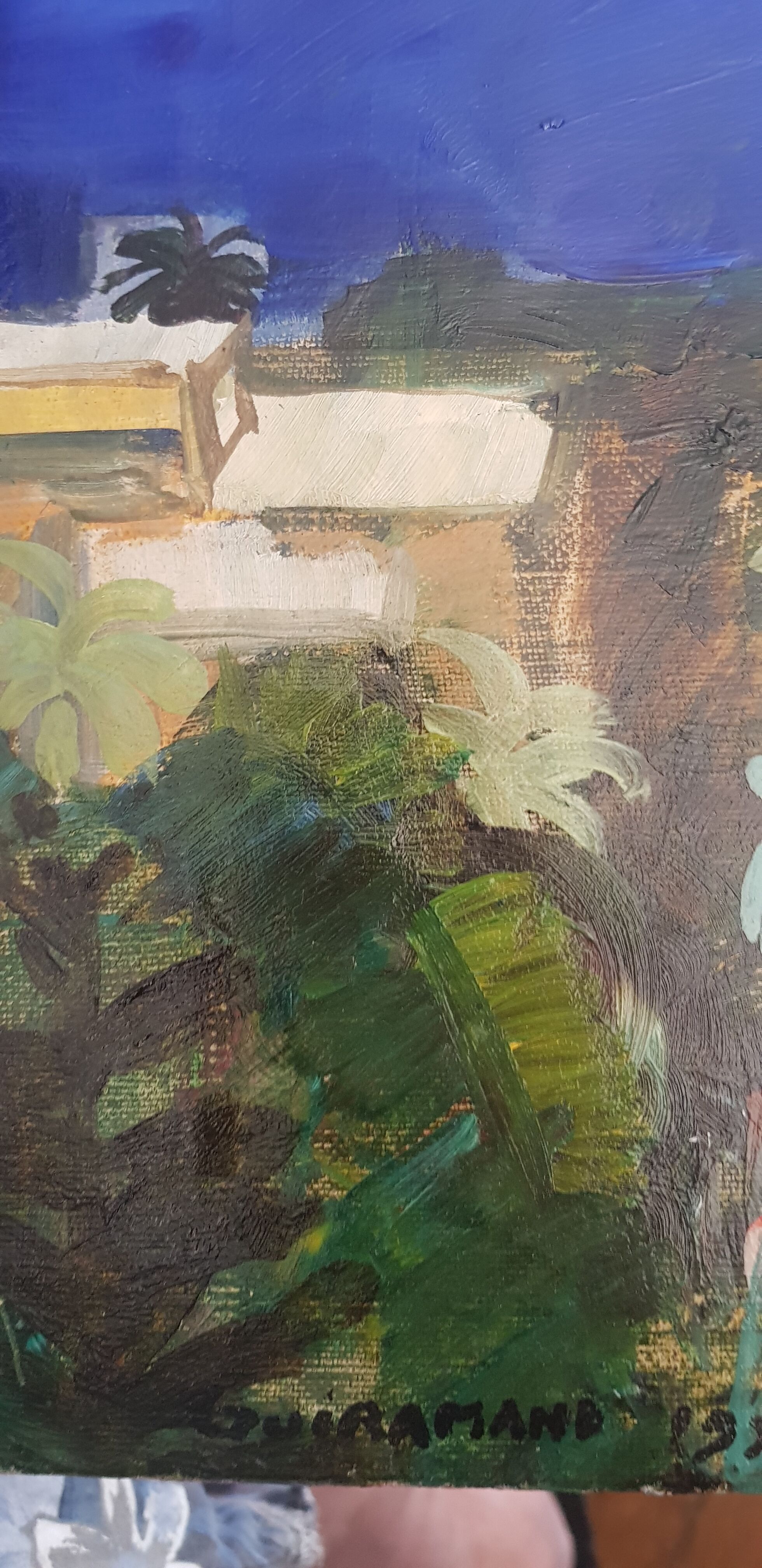 Paul Guiramand oil on canvas