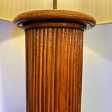 Large rattan lamp from the 60s/70s
