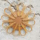 Rattan mirror