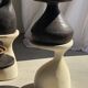 Pawn Brown - Stool, side table in the shape of a brown pawn.
