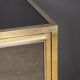 STYLISH 20thC BRASS & MIRRORED SIDEBOARD BY MICHEL PIGNERES c.1970