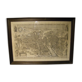 Plan de paris en 1668